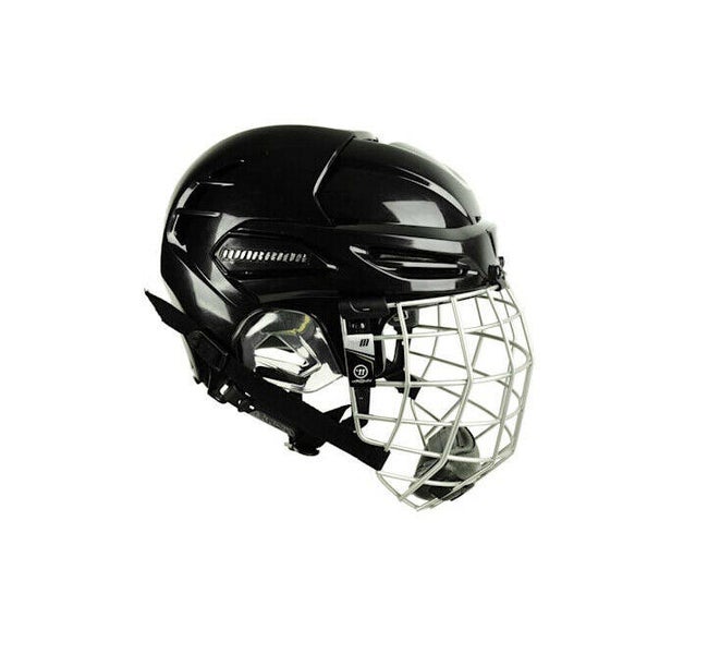 New Warrior Krown 360 hockey helmet with cage combo Black Large non-CSA non-HECC