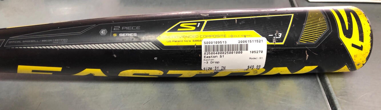 Easton S1 (-3) 31" Bat