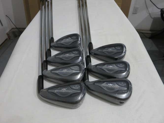 Callaway Steelhead XR Pro Black Iron Set - 4-PW - Regular Flex Steel - NEW