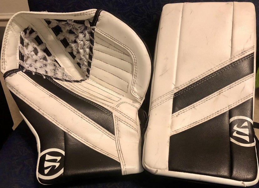 Used Junior Matching Warrior Regular Ritual G4 Glove and Blocker