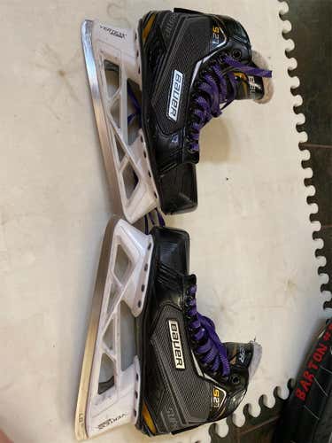 Used Bauer Supreme S27 Regular Width  Size 6 Hockey Goalie Skates