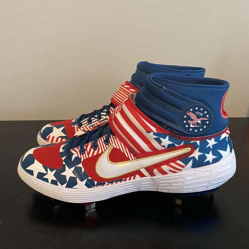Rare Nike Alpha Huarache Elite 2 Mid Sz 12 USA