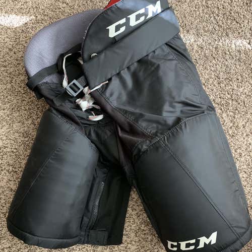 Black Used Small CCM  Hockey Pants