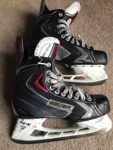 Used Bauer Vapor X70 Extra Wide Width Size 7.5 Hockey Skates