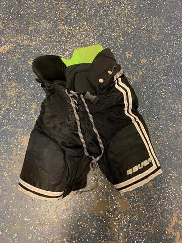 Black Used Small Bauer Supreme HX SOR3 Hockey Pants