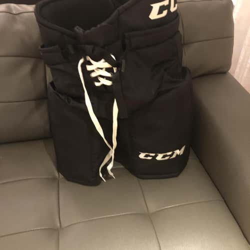 Black New Large CCM HP30 Pro Stock Hockey Pants