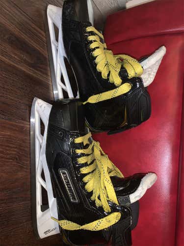 Used Bauer Supreme 2S Regular Width  Size 11 Hockey Goalie Skates
