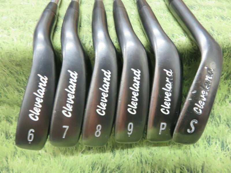 Cleveland TA TOUR ACTION GUNMETAL BLACK 6-PW+SW Irons Steel STIFF