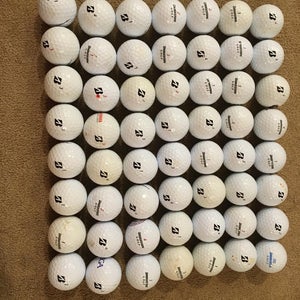 50 White Used Bridgestone Balls
