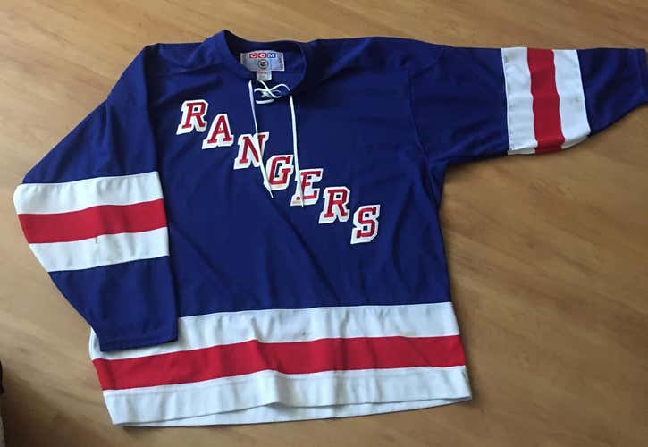 New York Rangers XXL CCM Authentic Jersey Blueshirts