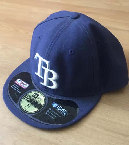 Tampa Bay Devil Rays 7 5/8 New Era 5950 Fitted Hat
