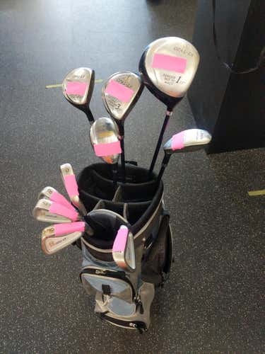 Used Square 2 10 Piece Steel Regular Golf Ladies Club Sets