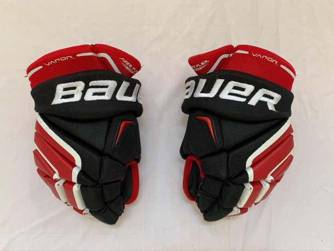 Bauer Vapor X100 Hockey Gloves (Black/Red)- Used