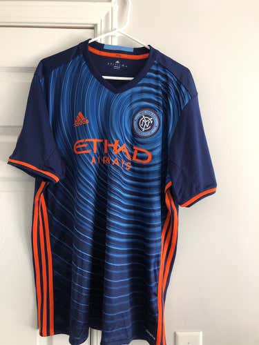 New York FC Blue Men's XL Adidas Jersey