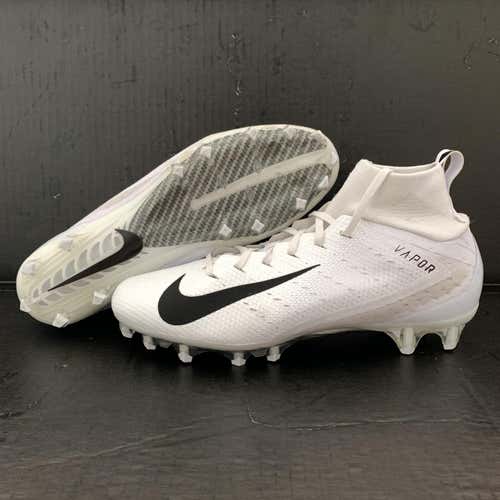 WORN ONCE Nike Vapor Untouchable Pro 3 'White Black' Lacrosse/Football Cleats Men's Size 11.5
