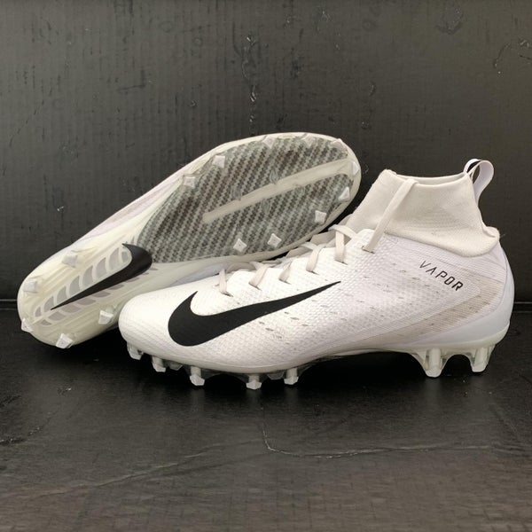 WORN ONCE Nike Vapor Untouchable Pro 3 'White Black' Lacrosse/Football Cleats Men's Size 11.5