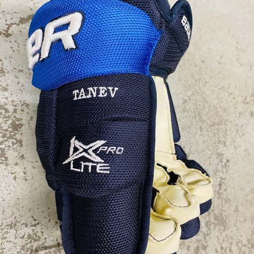 Brandon Tanev Bauer Vapor 1X Pro Lite 14" Pro Stock Winnipeg Jets Gloves New