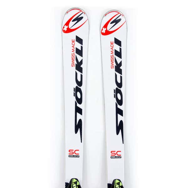 177 Laser SC Worldcup TFC Skis by Stockli with Fischer Z11