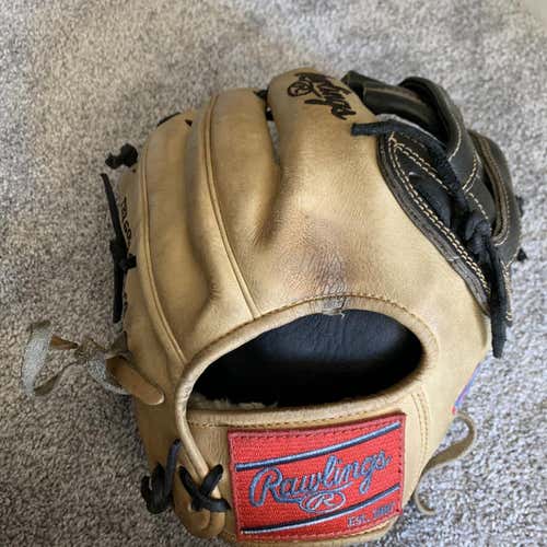 Yellow Used Infield Pro Preferred 11.5" Baseball Glove