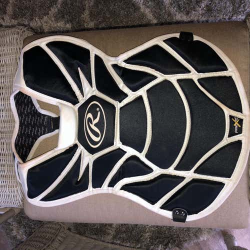 USED Rawlings Adult Chest Protector - BLACK
