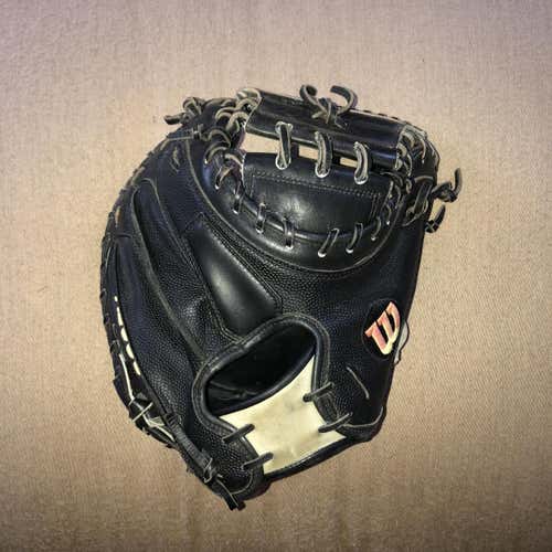 USED Wilson A2000 M2 33.5” SuperSkin Catcher’s Mitt (Black)
