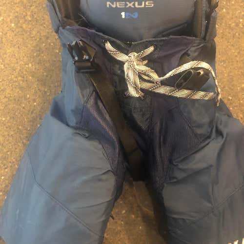 Blue Used Large Bauer Nexus 1N Hockey Pants