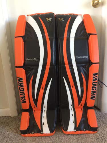 New Senior 37" Vaughn Velocity V5 Goalie Leg Pads Pro Stock