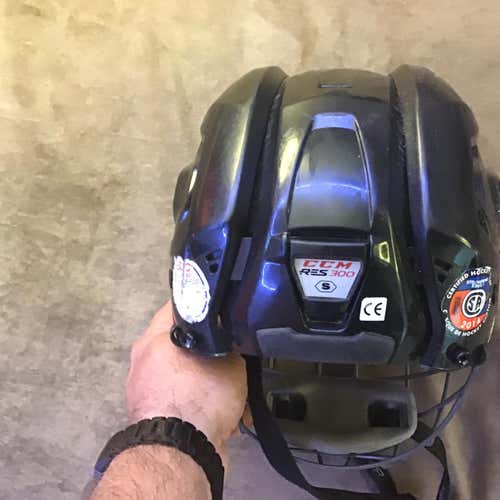 Black Used Small CCM Resistance 300  Helmet