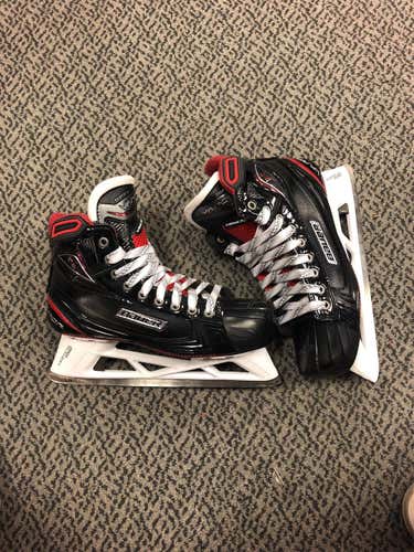 Used Bauer Vapor 1X Regular Width  Size 10 Hockey Goalie Skates