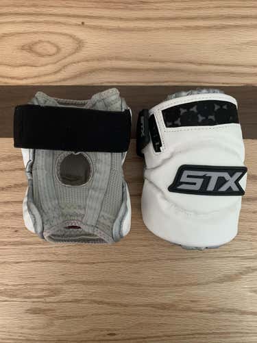 Like New Medium STX Cell Arm Defense Pads: White Medium Defense Pads