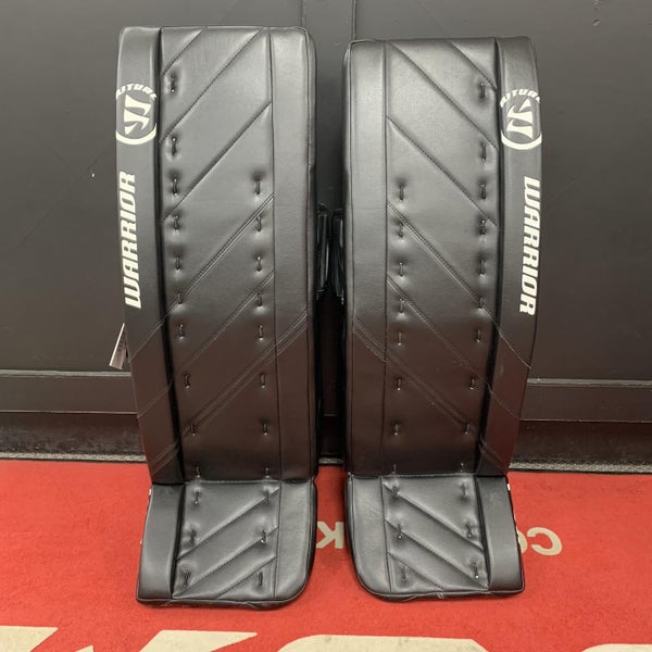 New Warrior Full Set SR G4 Goal Pads | 35+1.5" Black + RGT/2 Pro Gloves