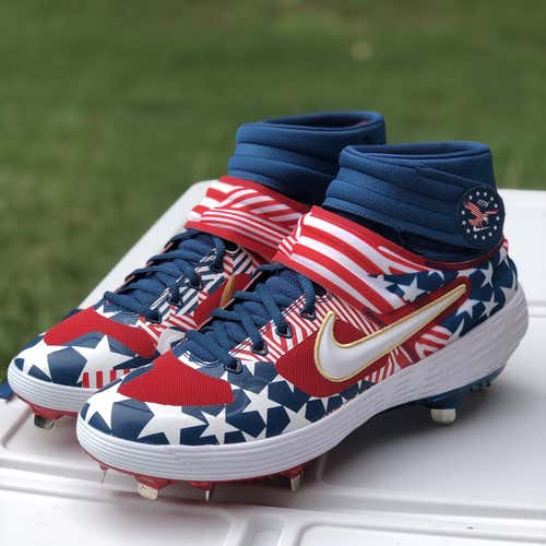 Nike Alpha Huarache Elite 2 Betsy Ross 1776 Unreleased 10.5