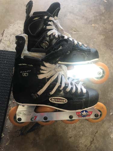RARE Mission C7 Inline Hockey Skates-Size 7