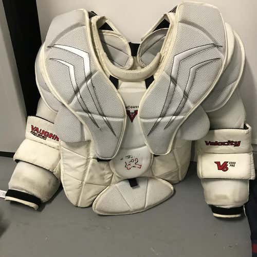 Used XL Vaughn V6 2200 Pro Pro Stock Goalie Chest Protector