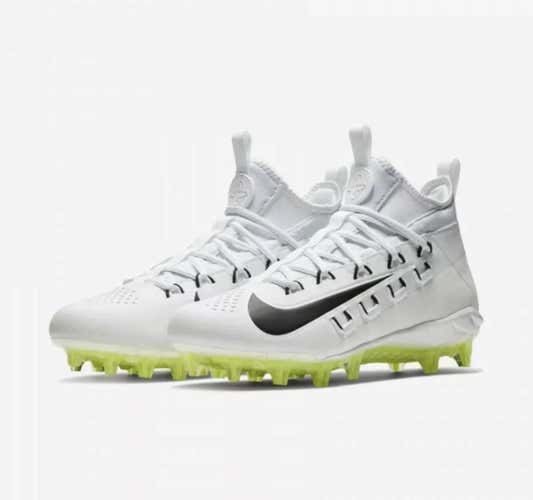 New Nike Huarache 6 Elite Cleats white volt Sz 9.5
