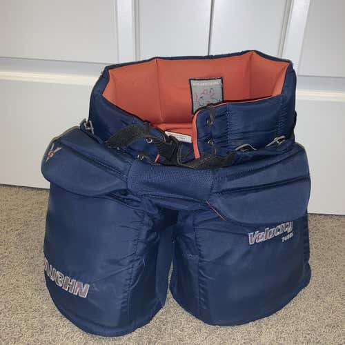 Blue Used Medium Vaughn V5 7490i Hockey Goalie Pants