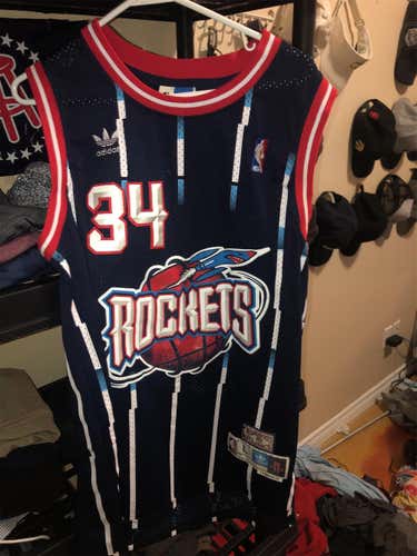 Hakeem Olajuwon Houston Rockets Vintage Adidas Jersey