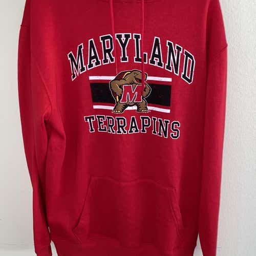 NWT Maryland Terrapins Red Hoodie