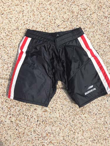 Used Senior Medium Bauer None Pant Shell Pro Stock