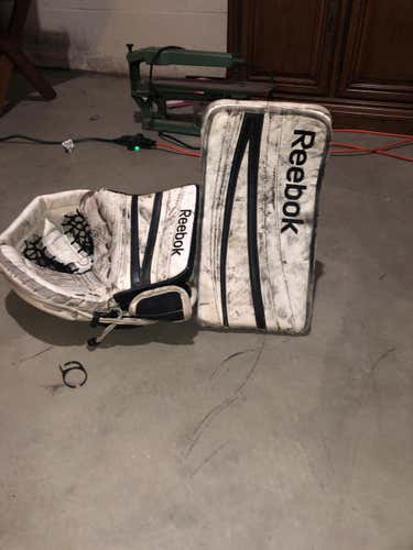 White Senior Used Reebok Full Right Premier 4 18K Pro Stock