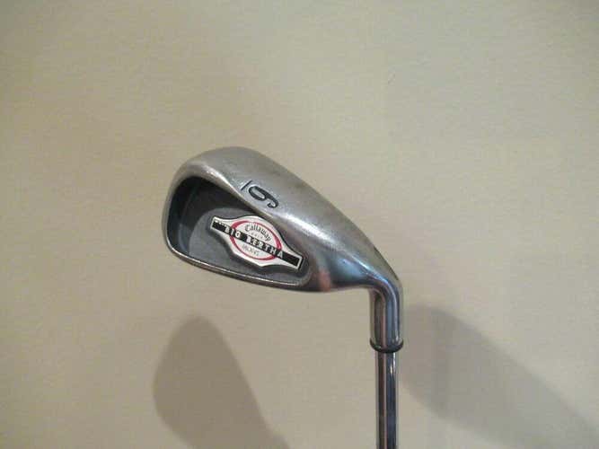 2002 CALLAWAY BIG BERTHA 6 IRON FACTORY MEMPHIS 10 STEEL UNIFLEX NEW GRIP