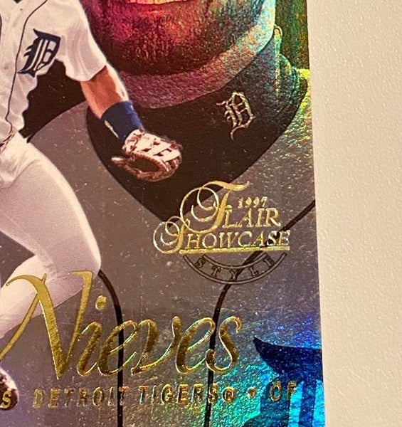 Detroit Tigers- Melvin Nieves Flair Showcase Holo Foil Baseball