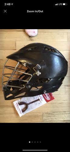 Black Cascade Pro7 Helmet Lacrosse
