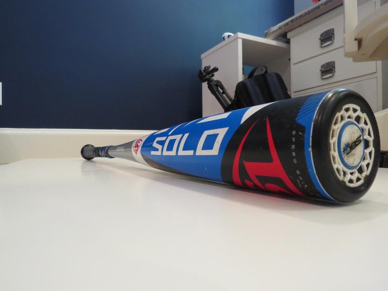 Used BBCOR Certified Louisville Slugger Solo 618 Bat (-3) 27 oz 30"