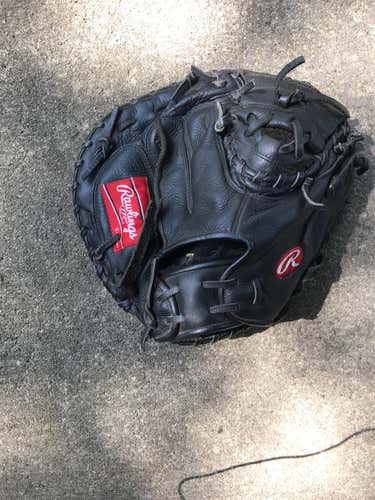 Used Kid Pitch (9YO-13YO) Rawlings Right Hand Throw Catcher's Select Pro Lite Baseball Glove 33"