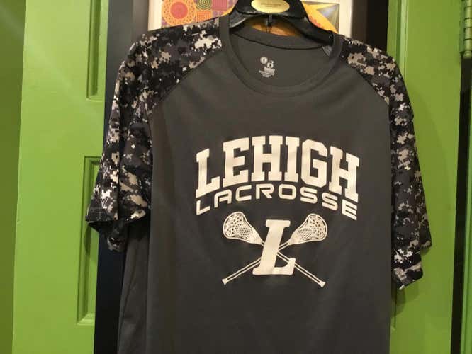 Gray Used Adult Men's Large Other Shirt. Lehigh