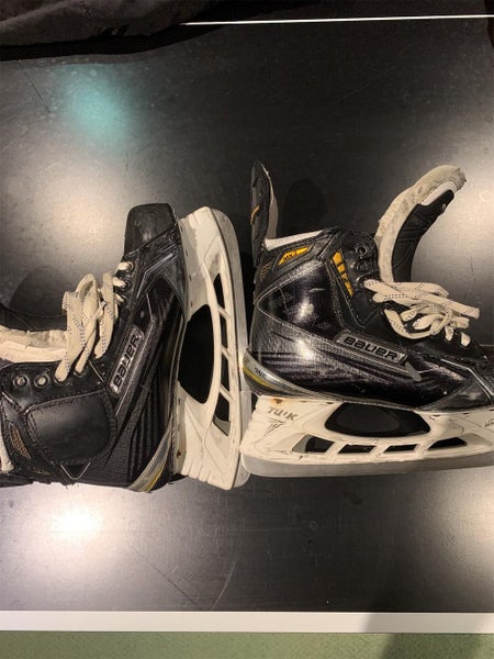 Used Bauer Supreme MX3 Extra Wide Width Pro Stock Size 10.5 Hockey Skates