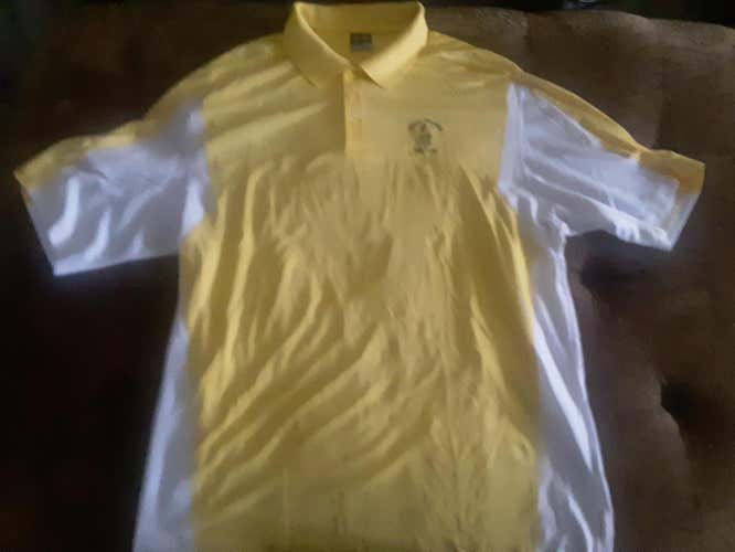 Yellow Under Armour Polo Shirt.