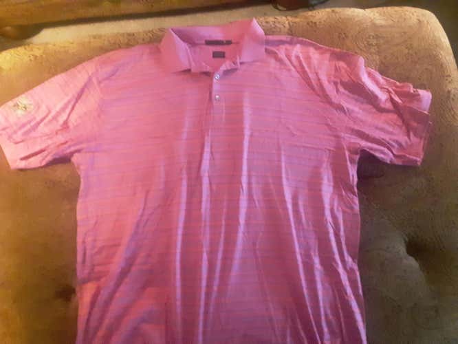 Multi colored Purple/pink Nike Tiger Woods Drifit Shirt