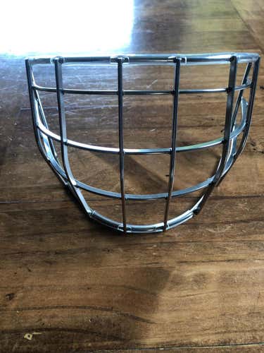 Silver Senior Bauer NME 8 Goalie Cage